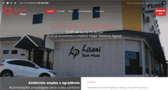 Desktop Screenshot of litaniparkhotel.com.br